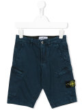 over-dyed cargo shorts