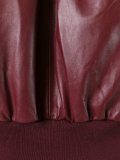 pleated cropped blouse