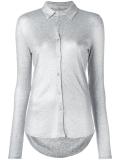 metallic knitted shirt
