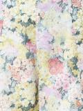 scalloped hem floral shorts