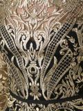 brocade long dress