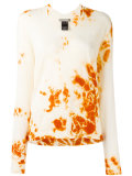 bleached effect jumper