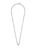 pave ball necklace