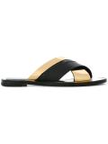 crisscross strap sandals
