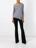 V-back knitted jumper