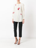 floral-print shirt