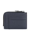 textured zip up wallet