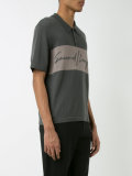 logo print polo shirt