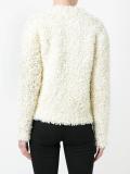 furry detail cardigan 