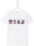 beaded logo T-shirt 