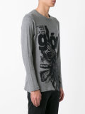 printed longsleeved T-shirt 