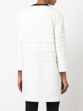 zipped padded parka coat