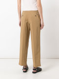 cropped wide leg trousers