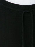 ribbed trim track pants