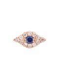 mini diamond evil eye stud earrings