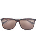 Web plaque square sunglasses