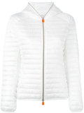 zipped padded jacket