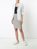 patterned pencil skirt