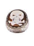 embossed skull ring