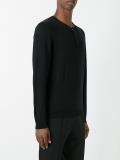 concealed neck fastening jumper