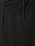 twirled neck hoodie