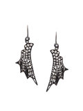 web earrings