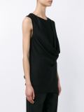 Sleeveless Draped Top
