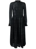 ruffled detailing longsleeved dress