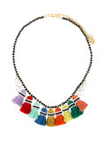 tassel beaded necklace