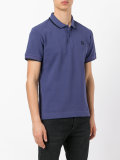 embroidered logo polo shirt