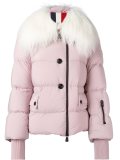 goat fur padded short coat