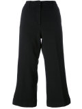 flared cropped trousers
