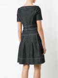 denim short sleeve dress