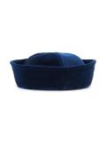 velvet panelled hat