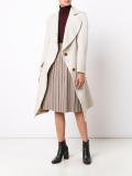 pleated knit skirt