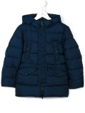 hooded down coat