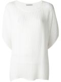 scoop neck ribbed top