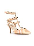 'Rockstud'低跟鞋