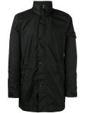 logo patch zip jacket 