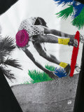 skate print T-shirt