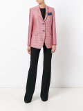 checked blazer 