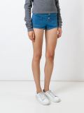 denim micro shorts