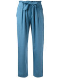 drawstring flared pants