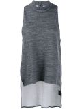 Sleeveless High Neck Top