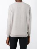 macramé detailing pullover