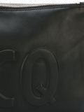 Oversized McQ logo clutch
