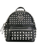 studded logo backpack