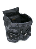 camouflage print backpack