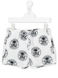 skull print swim shorts 
