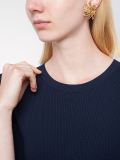 sun button clip-on earrings